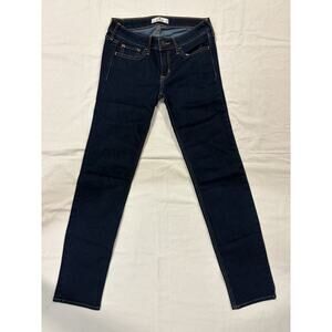 Hollister Skinny Jeans Blue Slim Dark Denim Womens Size 3R 26x32